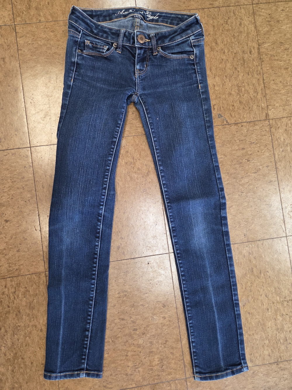 American Eagle Outfitters Dark Blue Lowrise Skinny Jeans